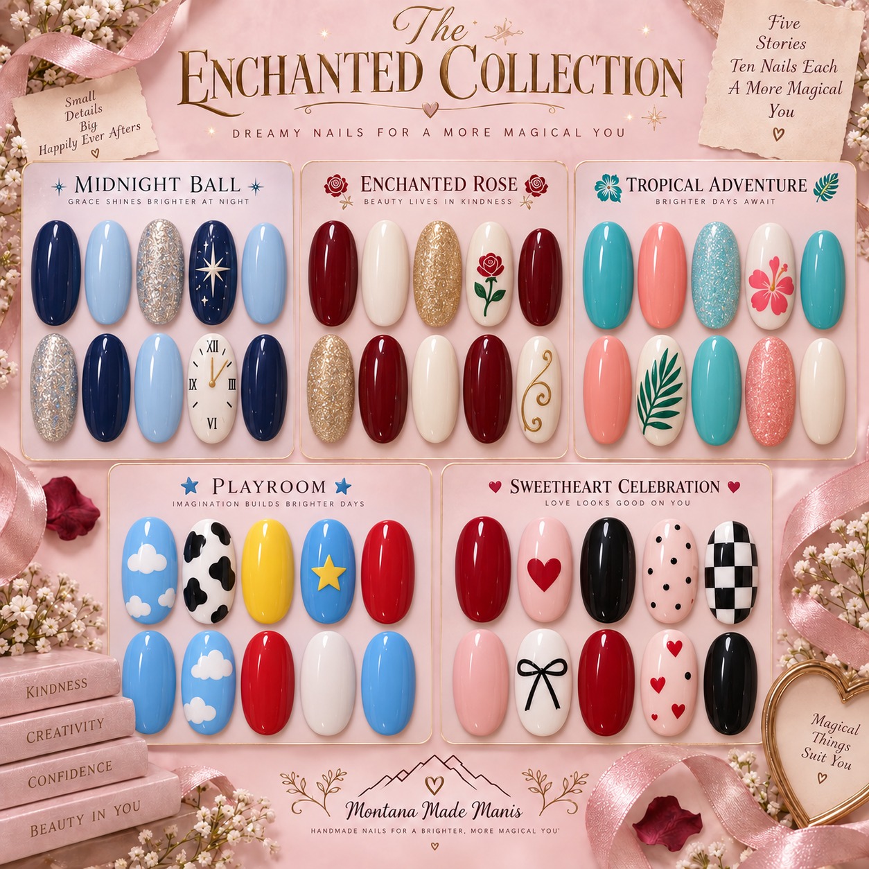 The Enchanted Collection press-on nail designs
