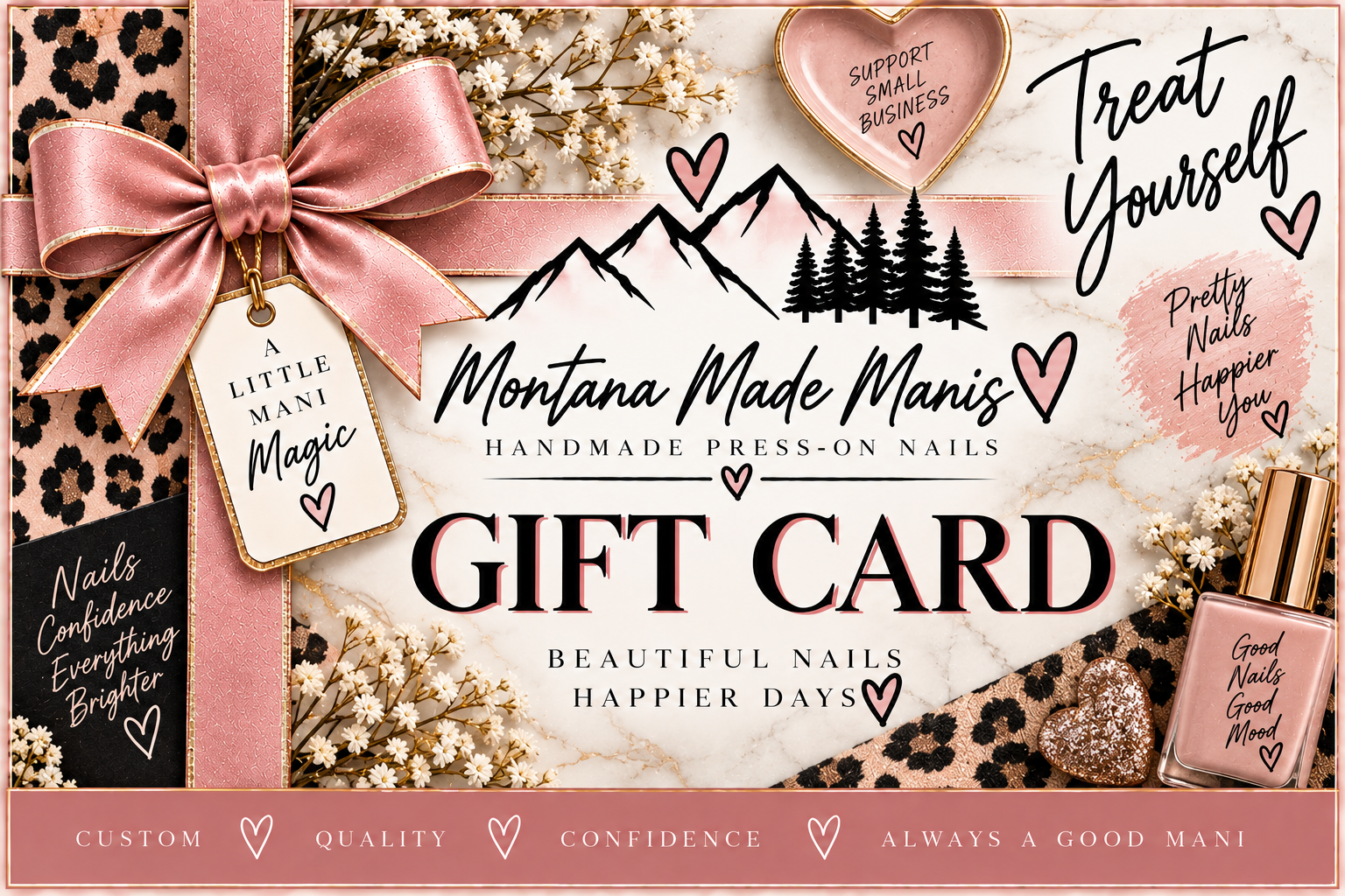 Montana Made Manis everyday gift card