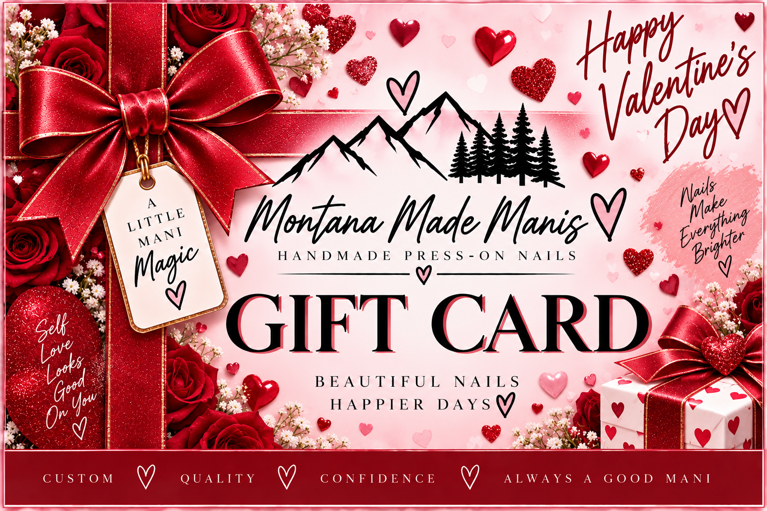 Montana Made Manis Valentine's Day gift card