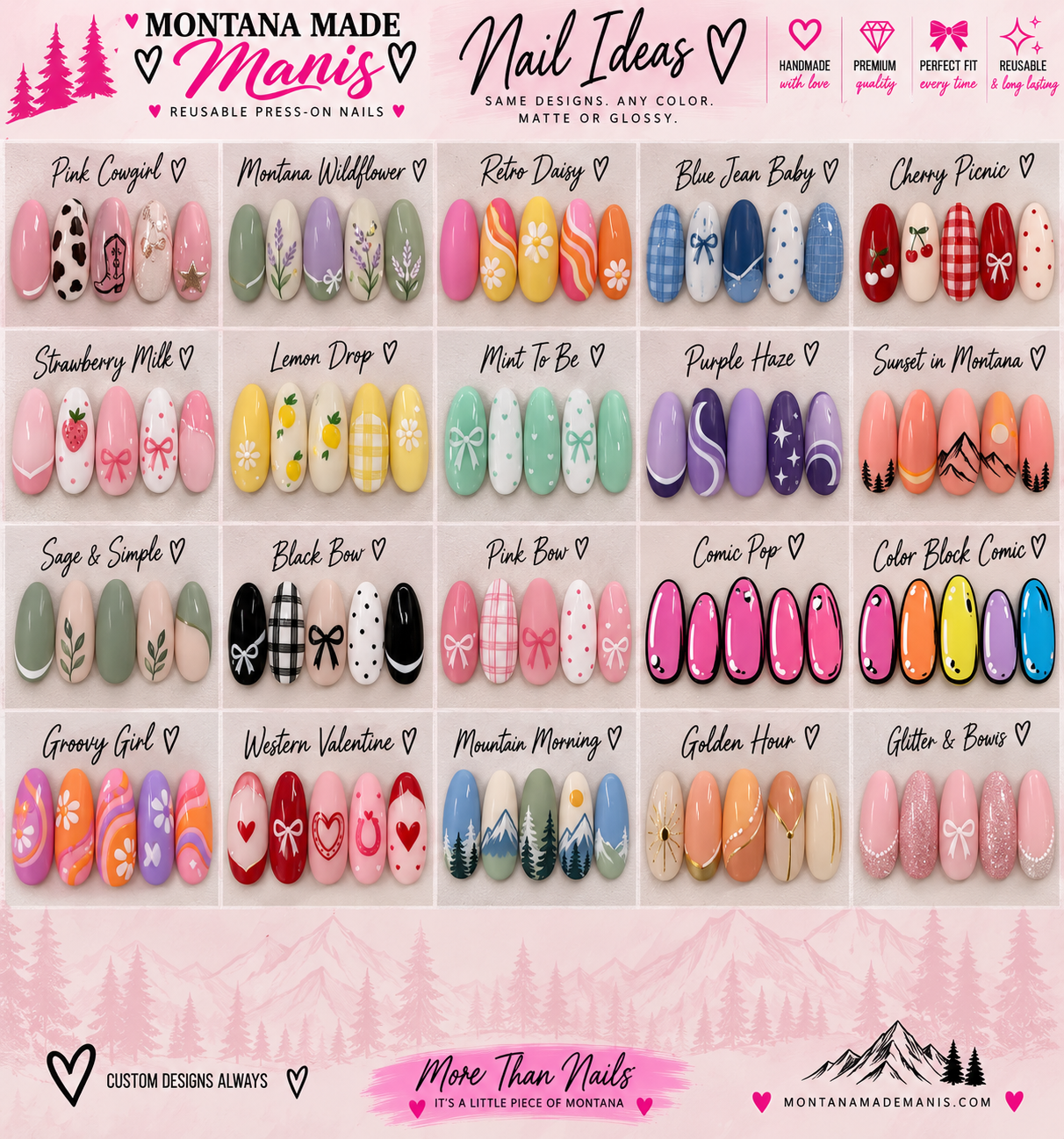 Montana Made Manis everyday nail ideas collection